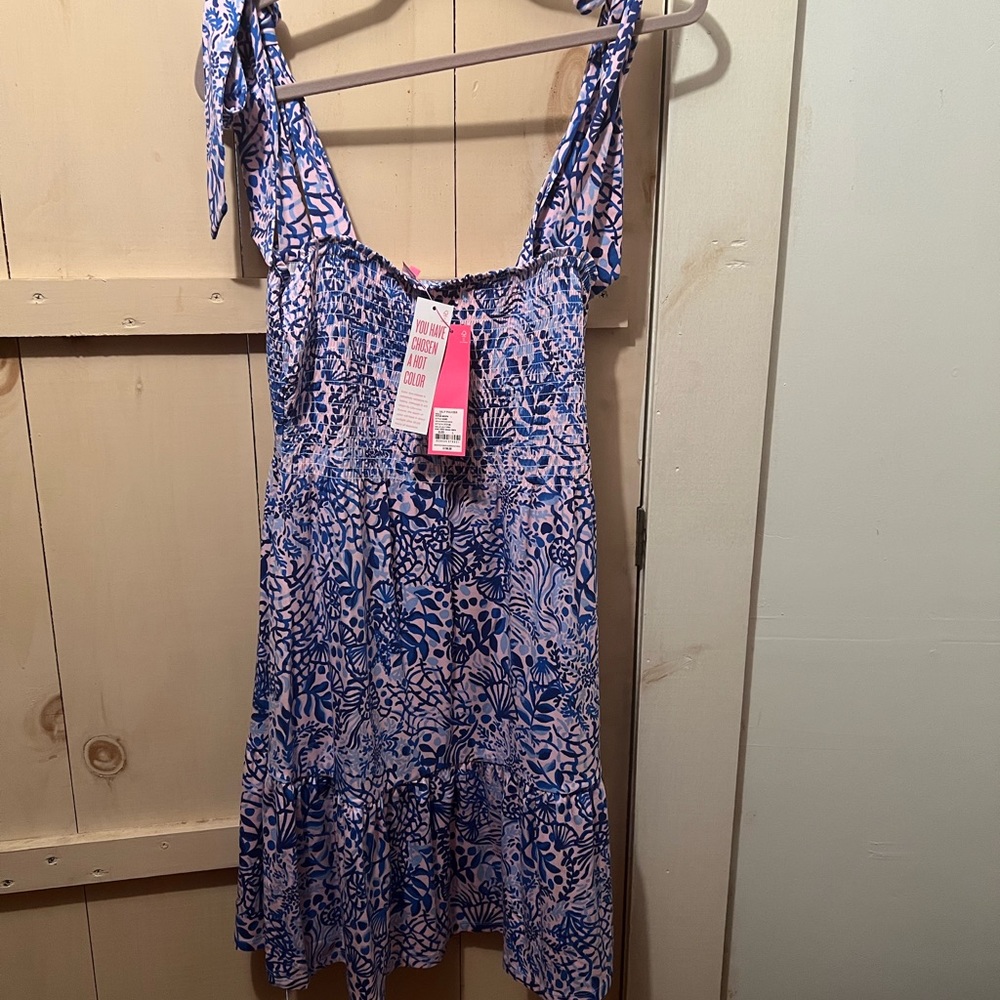 Kailua Smocked Dress Calla Lilly Pink High Tides Good Vibes